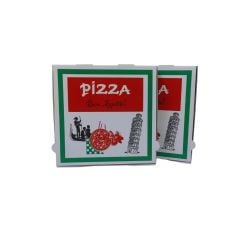 Pizza Boun Appetito Beyaz Pizza Kutusu 33x33x4 100'lü Paket