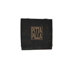 Siyah Pizza Bon Appetit Esmer Pizza Kutusu 40x40x4 100'lü Paket