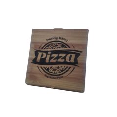 Pizza Delicius Baskı Esmer Pizza Kutusu 30x30x3,5 100'lü Paket
