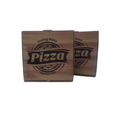 Pizza Delicius Baskı Esmer Pizza Kutusu 30x30x3,5 100'lü Paket