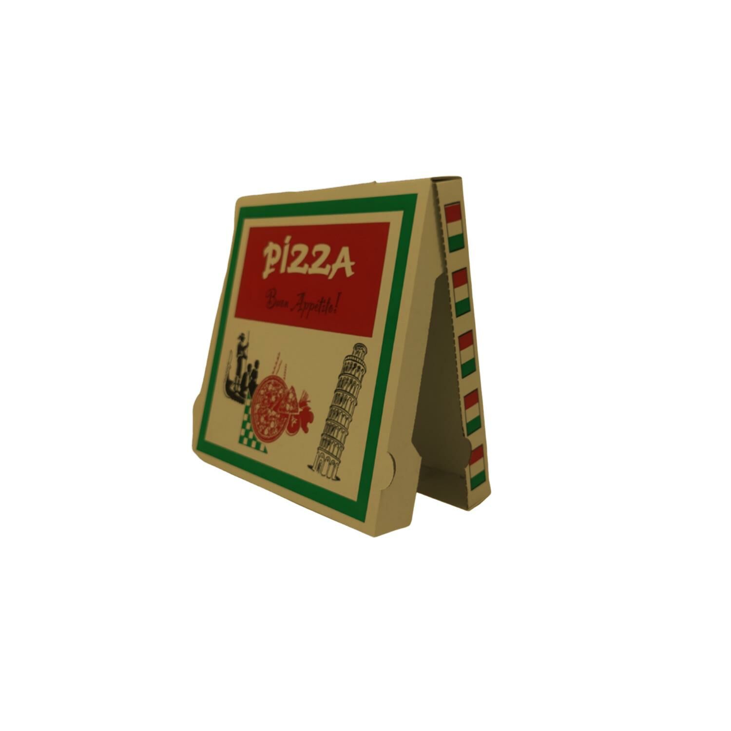Pizza Boun Appetito Esmer Pizza Kutusu 40x40x4 50'li Paket